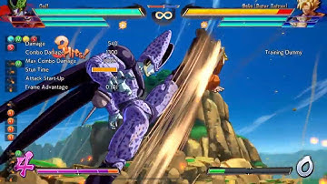 DBFZ v.1.21 Cell M Perfect Attack TOD Combo