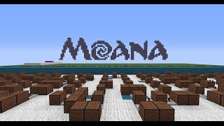 Moana - You're Welcome [Minecraft Noteblocks]