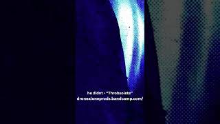 he didnt - “Throbsolete” #goth #industrialmusic #electronicmusic #musicvideo #bandcamp #industrial
