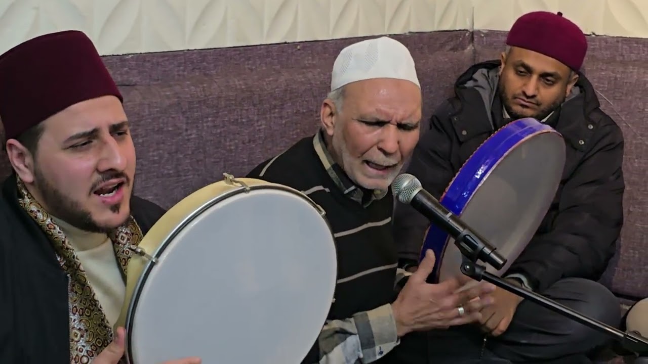 ابتهاج القلوب في ذكر الله والمحبوب بصوت المنشد عز الدين والمنشد ابراهيم الاسعد في الزاوية النقشبندية