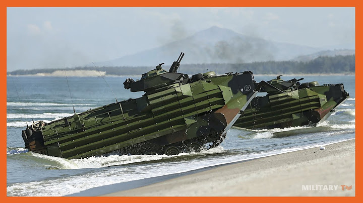 Kendaraan Serbu Amfibi AAV7 Marinir AS Adalah Monster