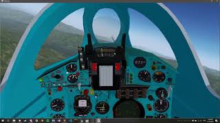 FlightGear MiG-21bis Running the Gauntlet