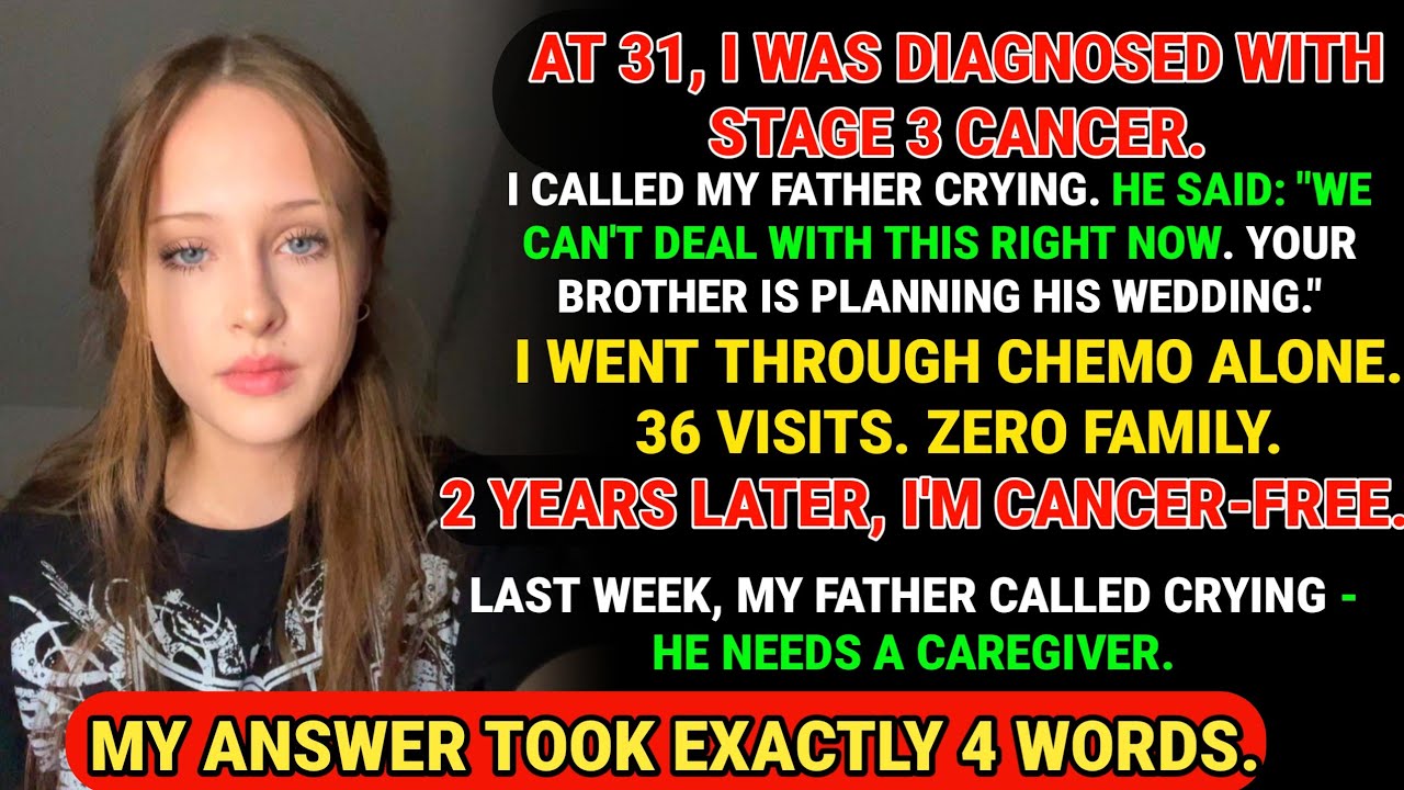 My Family Abandoned Me During Cancer Treatment—My 4-Word Response Left My Father Silent