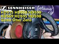 How to replace earpads  headband on sennheiser515558559569595598 game one zero