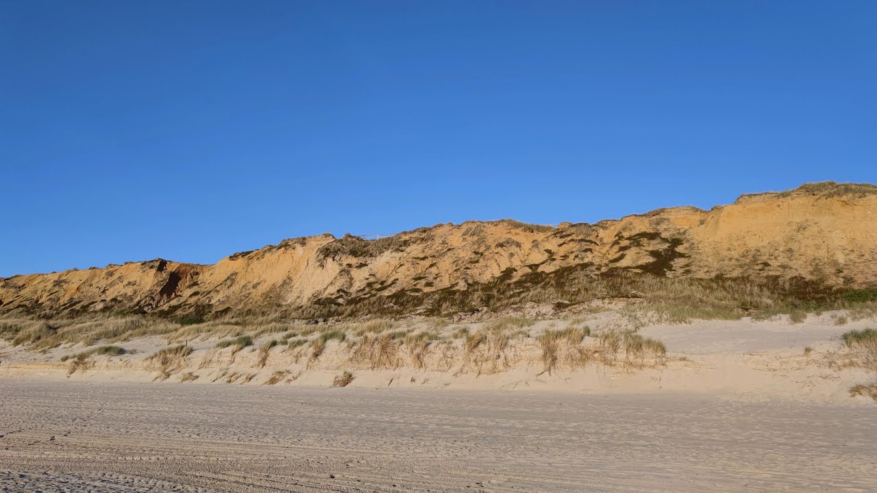 Insel Sylt Kampen - Rotes Kliff - Strand Rundgang 4k