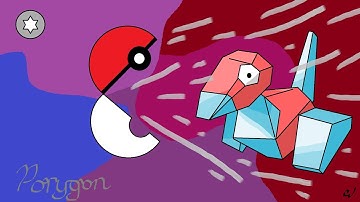 Porygon - Drawing On MS Paint