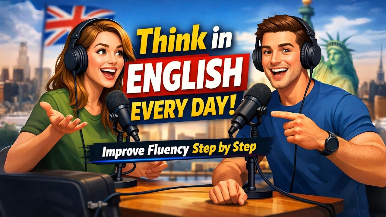 how to Start Thinking in English Naturally Every Day | Improve Fluency Step by Step