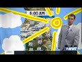 Warmer than normal this week, shower chances this weekend with cooler temperatures
