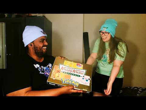 Trying The Pokemon Krispy Kreme Donuts