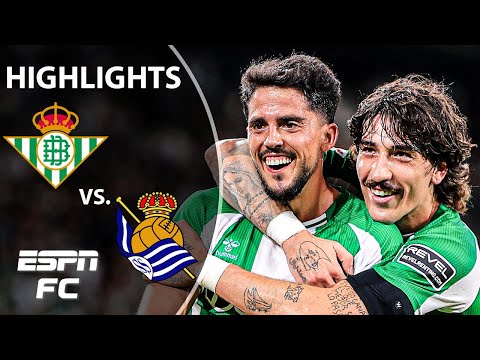 Real Betis vs. Real Sociedad | LALIGA Highlights | ESPN FC