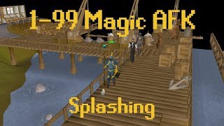 How to Level 1-99 Magic AFK using Splashing - OSRS - Old School Runescape