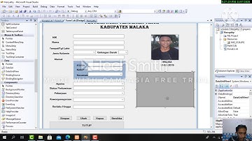 Pembuatan E-KTP  Menggunakan Koneksi Database MYSQL dengan Menggunakan Visual Basic dot net