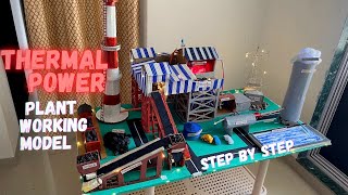 Thermal power plant working model making _coal thermal power plant project