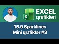 Excel dərsləri - 15.9 Excel Sparkline nədir? | Mini qrafiklər necə yaradılır? #3