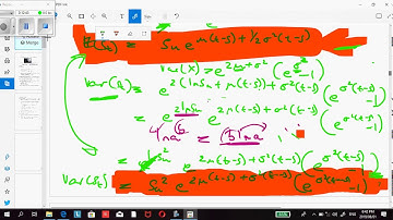 The lognormal model of share prices(Part 1)-CM2 Exam revision