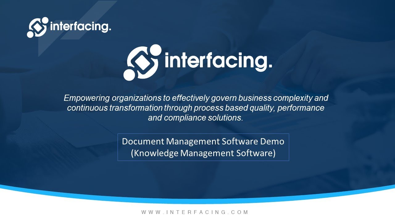 Document Management Software Demo (Knowledge Management Software) - YouTube