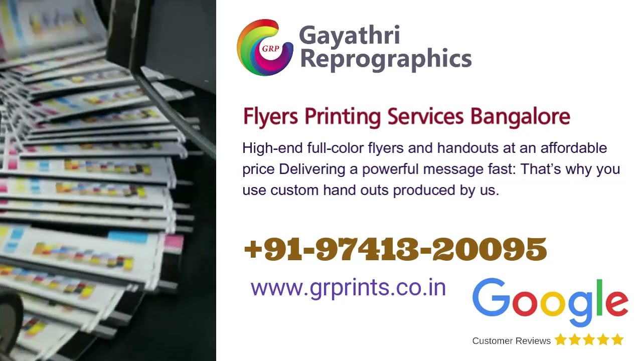 Flyers Printing Services Bangalore, Offset Printing in Bengaluru, pamphlets printing, grprints.co.in