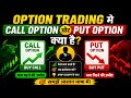 Option trading मे call option और put option को साधारण तरीके से समझो