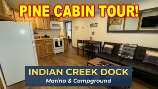 Pine Cabin Tour at Indian Creek Dock | Douglas Lake Lakeview Rental!