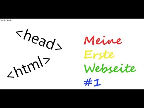 Erste Schritte - Meine erste Webseite #1 [Deutsch/2016/Full HD]