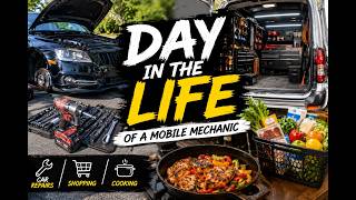 Mobile Mechanic Vlog | Car Repairs, Grocery Runs &amp; Cooking