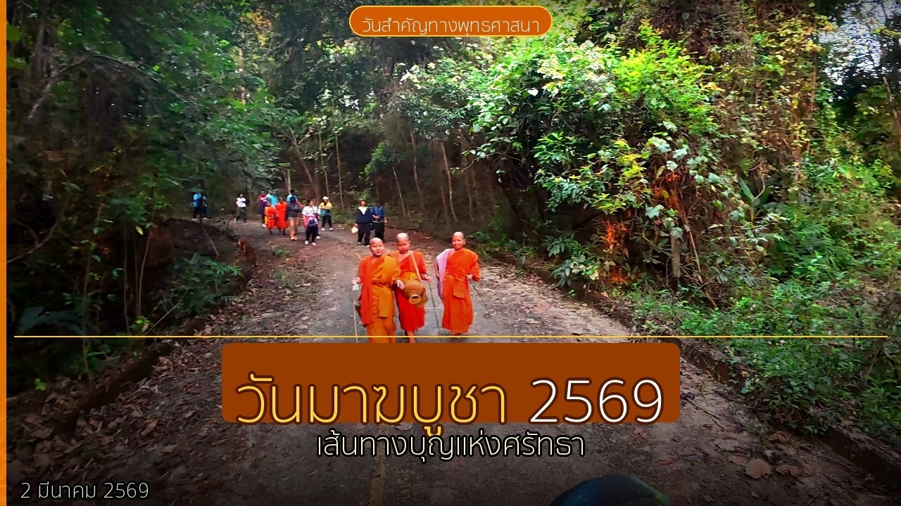 วันมาฆบูชา 2569 🙏 เส้นทางบุญแห่งศรัทธา | เดินธรรมชาติกลางป่า