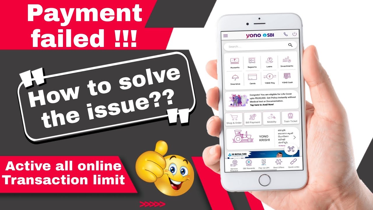 Online Transaction failed. Kaise payment complete karen? payment SBI