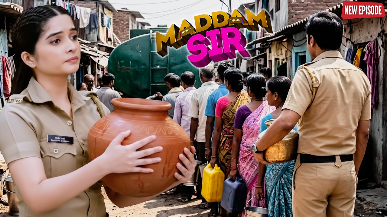 गरीबों की लाइन में चीता का संतोष के लिए अनोखा प्यार। || Maddam Sir || Latest Episode