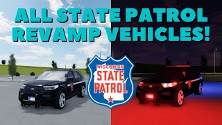 Reviewing All State Patrol Revamp Vehicles Greenville Roblox Youtube - wisconsin state patrol roblox