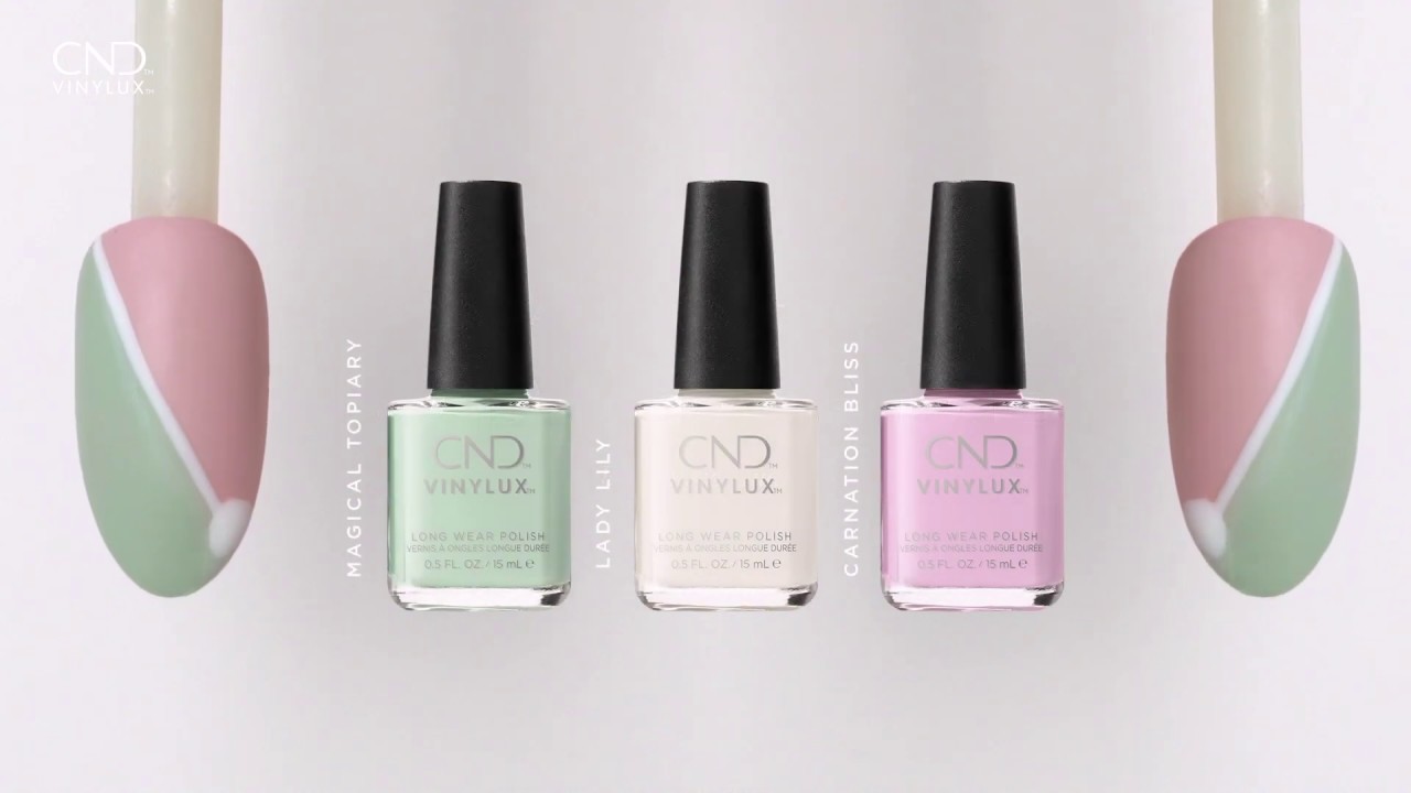 CND English Garden kollekció Mod Garden nailArt - körömdíszítés | CND Nail Lounge / X Beauty Group