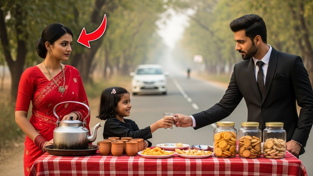 तलाक के 10 साल बाद पत्नी और बेटी सड़क किनारे चाय बेचती हुई मिली... फिर जो हुआ। Emotional Story 
