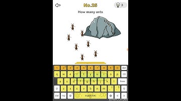 How many ants BRAINOUT level 25 answer