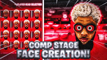*NEW* BEST COMP STAGE FACE CREATION IN NBA 2K21! BEST DRIPPY FACE CREATION! LOOK LIKE A COMP PLAYER!