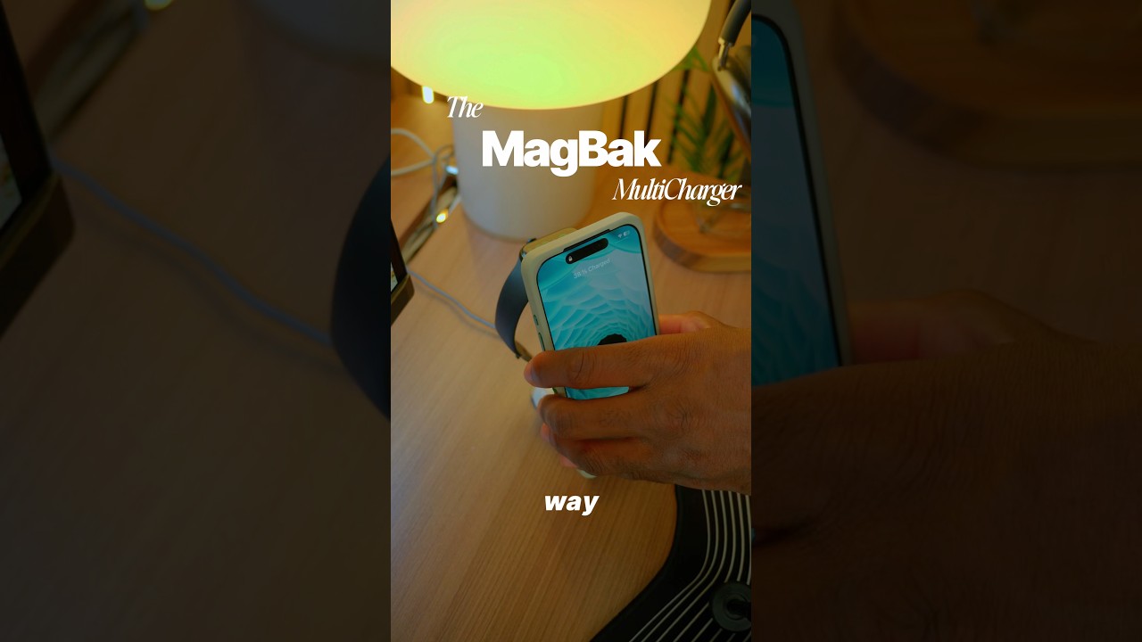 The Perfect Accessory for Apple Devices - MagBak Multicharger
