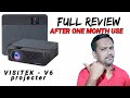 Visitek V6 Projecter Review After One Month Used || Best Projecter Review After One Month Used