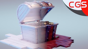 CG Cookie Treasure Chest -Blender Timelapse- Part 2