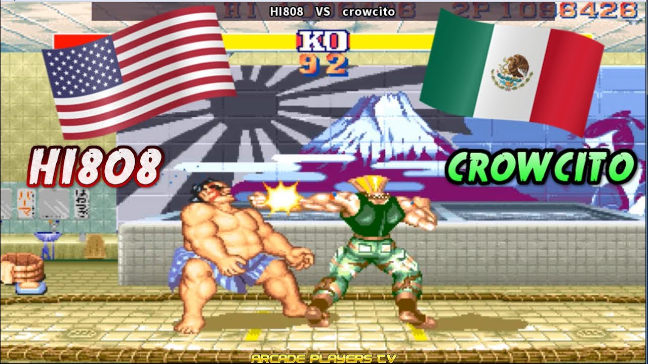 Street Fighter II' - Champion Edition ➤ HI808 (Usa) vs crowcito (Mexico) sf2ce