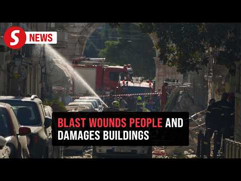 Six missing after explosion fells building in heart of Athens