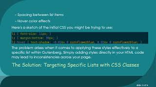 Enhance Your Gutenberg Experience: Customizing List Styles in WordPress