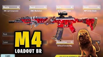 Retired Ak47👋M4 On Duty🔥Insane Long Range | Zero Recoil | Best M4 + 4x Tactical Scope Loadout br🤯