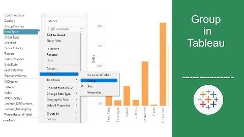 Create Group In Tableau | Analytics Planets