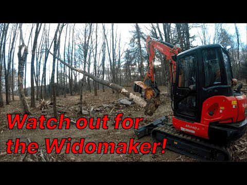 Forestry Mulching and Log Stacking!