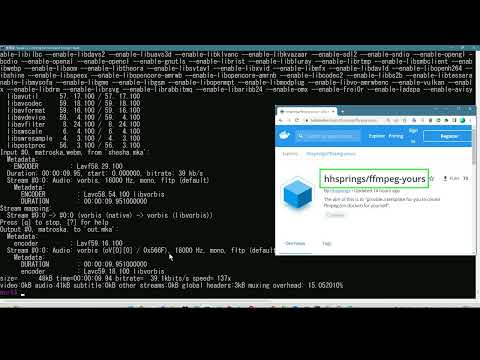 An example of how docker can be your savior. - Using ffmpeg on docker