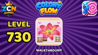 Colony Flow Level 730 Walkthrough | New Update | Full Solution