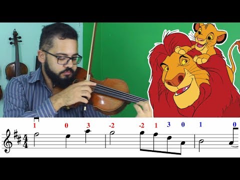REI LEÃO - CAN YOU FEEL THE LOVE TONIGHT - Partitura Para Violino