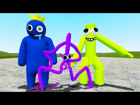 NEW ALL Rainbow Friends in garry's mod - YouTube