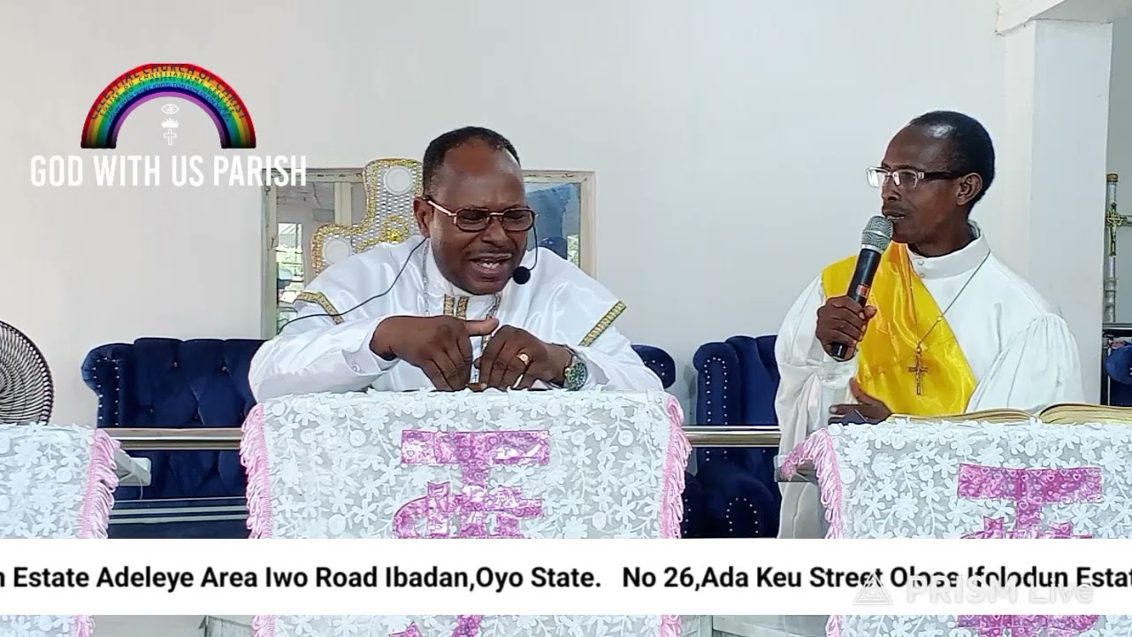 C.C.C GOD WITH US PARISH.  HAPPY GLORIOUS SUNDAY SERVICES,  sermon 14th /12/2025.