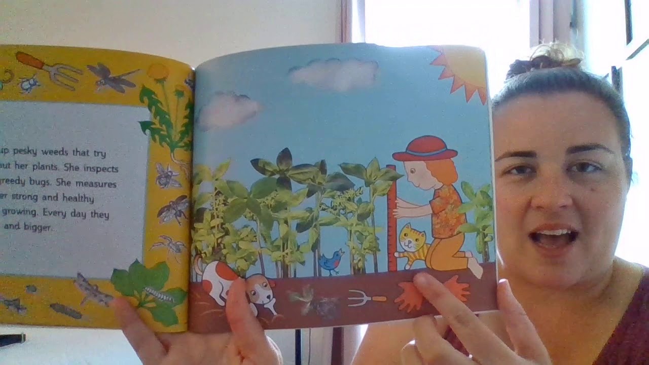 Ms. Megan's Read Aloud of Zinnia's Flower Garden YouTube