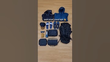 Best way to pack a travel backpack #forclaz #decathlon #traveltips