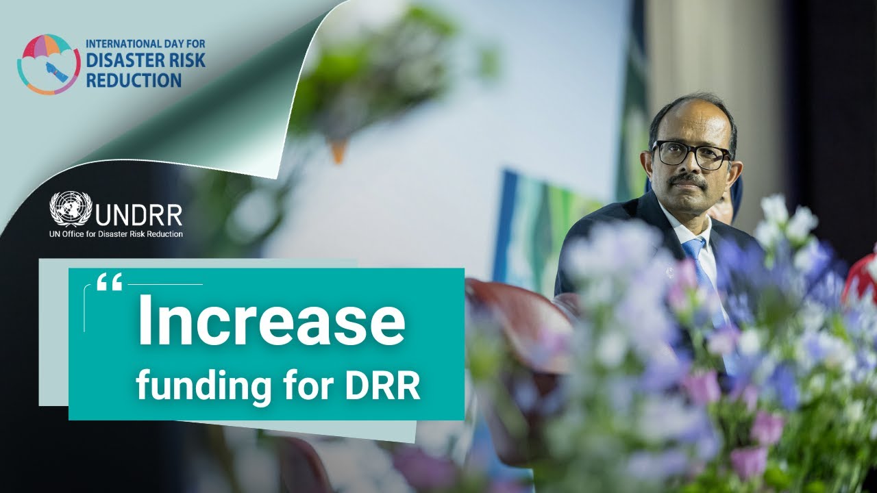 Kamal Kishore: How to save billions by preventing disasters | UNDRR